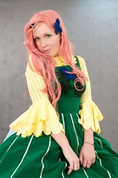 Size: 683x1024 | Tagged: safe, artist:demi-chan, fluttershy, human, g4, cosplay, irl, irl human, photo, solo