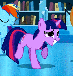 Size: 453x472 | Tagged: safe, screencap, applejack, rainbow dash, twilight sparkle, pony, unicorn, g4, season 3, the crystal empire, adorkable, animated, butt, cropped, crystal empire, cute, dork, ecstasy, female, grin, loop, mare, offscreen character, plot, smiling, spinning, twiabetes, unicorn twilight, you spin me right round