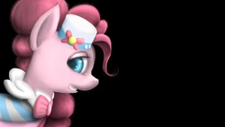 Size: 1920x1080 | Tagged: safe, artist:colorsymphony, pinkie pie, g4, clothes, dress, female, gala dress, solo