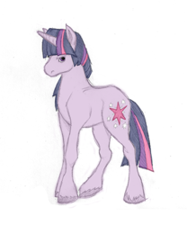 Size: 1060x1271 | Tagged: safe, artist:laserboots, twilight sparkle, pony, unicorn, g4, female, mare, simple background, solo, unshorn fetlocks, white background