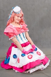 Size: 683x1024 | Tagged: safe, artist:yutaka oka, pinkie pie, human, g4, cosplay, irl, irl human, photo, solo