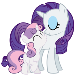 Size: 4000x3998 | Tagged: safe, artist:ieatcookiesforbrekki, rarity, sweetie belle, g4