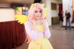 Size: 800x533 | Tagged: source needed, safe, artist:tink-ichigo, fluttershy, human, g4, cosplay, irl, irl human, photo, solo