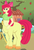 Size: 1658x2407 | Tagged: safe, artist:oneovertwo, apple bloom, centaur, ponytaur, taur, equestria girls, g4, belly button, centaurbloom, female, solo