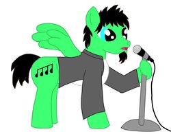 Size: 900x702 | Tagged: safe, artist:electricbluetempest, pony, pendulum, ponified, rob swire, solo