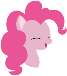 Size: 1024x1163 | Tagged: safe, artist:hankovich, pinkie pie, g4, female, minimalist, simple background, solo, transparent background, vector