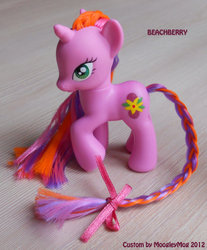 Size: 1024x1235 | Tagged: safe, artist:moogleymog, beachberry (g4), g4, brushable, customized toy, irl, photo, toy