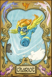 Size: 1204x1799 | Tagged: safe, artist:robd2003, spitfire, g4, card, flying, tarot card