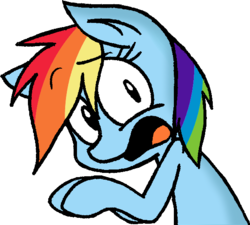 Size: 591x531 | Tagged: safe, artist:strangiesleepy, rainbow dash, g4, female, solo