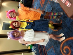 Size: 3264x2448 | Tagged: safe, apple bloom, scootaloo, sweetie belle, human, g4, cosplay, cutie mark crusaders, irl, irl human, photo