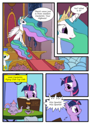 Size: 762x1048 | Tagged: safe, artist:lazingabout94, princess celestia, twilight sparkle, g4, comic, royal guard