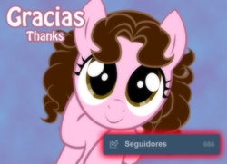 Size: 824x596 | Tagged: safe, artist:shinta-girl, oc, oc only, oc:shinta pony, number of the beast, number six, six six six, solo, spanglish, spanish, tumblr