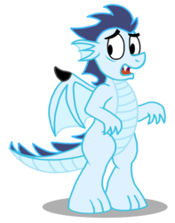 Size: 830x1053 | Tagged: safe, artist:sketchymouse, soarin', dragon, g4, dragonified, male, simple background, solo, species swap, transparent background