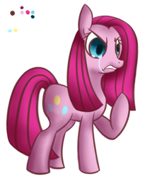 Size: 500x610 | Tagged: safe, artist:kopaleo, pinkie pie, g4, crying, female, pinkamena diane pie, solo