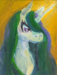 Size: 1280x1657 | Tagged: safe, artist:supercirruscorps, princess celestia, g4, female, painting, solo, traditional art