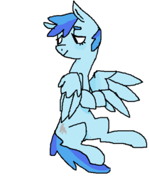 Size: 473x564 | Tagged: safe, artist:meowing-ghost, oc, oc only, pegasus, pony, solo, storm