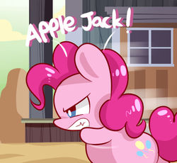 Size: 500x460 | Tagged: safe, artist:php56, applejack, pinkie pie, g4, the last roundup, chibi, female, solo