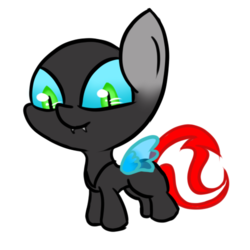 Size: 500x500 | Tagged: safe, artist:chrysalis-army, oc, oc only, oc:necro mortem, changeling, simple background, solo, transparent background, tumblr, vector