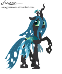 Size: 2500x3000 | Tagged: dead source, safe, artist:vird-gi, queen chrysalis, g4, female, solo