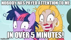 Size: 480x270 | Tagged: safe, edit, screencap, twilight sparkle, human, g4, lesson zero, caption, human ponidox, image macro, insanity, tara strong, twilight snapple