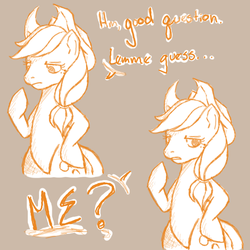 Size: 512x512 | Tagged: safe, artist:grim-tales, applejack, earth pony, pony, g4, female, solo