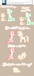 Size: 711x1590 | Tagged: safe, artist:grim-tales, applejack, big macintosh, granny smith, earth pony, pony, g4, ask, male, stallion, tumblr