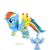 Size: 2500x2500 | Tagged: safe, artist:navitaserussirus, rainbow dash, genie, g4, bottle, colored wings, female, geniefied, multicolored wings, rainbow wings, simple background, solo, transparent background, vector, wings