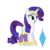 Size: 2500x2500 | Tagged: safe, artist:navitaserussirus, rarity, genie, g4, bottle, female, geniefied, simple background, solo, transparent background, vector