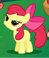 Size: 477x570 | Tagged: safe, apple bloom, g4, animated, female