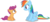 Size: 6820x3000 | Tagged: safe, artist:masterrottweiler, rainbow dash, scootaloo, g4, my little pony: friendship is magic, sleepless in ponyville, .ai available, absurd resolution, simple background, transparent background, vector