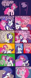 Size: 768x1920 | Tagged: safe, artist:rastaquouere69, pinkie pie, rarity, comic:humble beginnings, g4, ask, comic, door, drunk, drunk rarity, female, lesbian, ship:raripie, shipping, tumblr