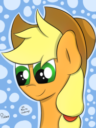 Size: 774x1032 | Tagged: safe, artist:psalmie, applejack, g4, 30 minute art challenge, female, solo