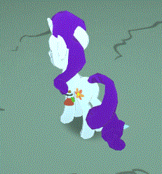 Size: 231x249 | Tagged: safe, legends of equestria, 3d, animated, game, game screencap, not rarity, solo, video game, wiggle
