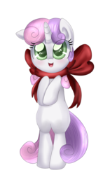 Size: 2280x3867 | Tagged: safe, artist:pridark, sweetie belle, pony, g4, bipedal, bow, cute, diasweetes, female, pridark is trying to murder us, simple background, solo, transparent background