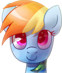 Size: 772x908 | Tagged: safe, artist:zoiby, rainbow dash, g4, female, portrait, solo