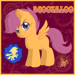 Size: 800x800 | Tagged: safe, artist:unisoleil, scootaloo, g4, female, solo