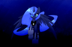 Size: 2000x1321 | Tagged: safe, artist:n_thing, princess luna, g4, female, solo