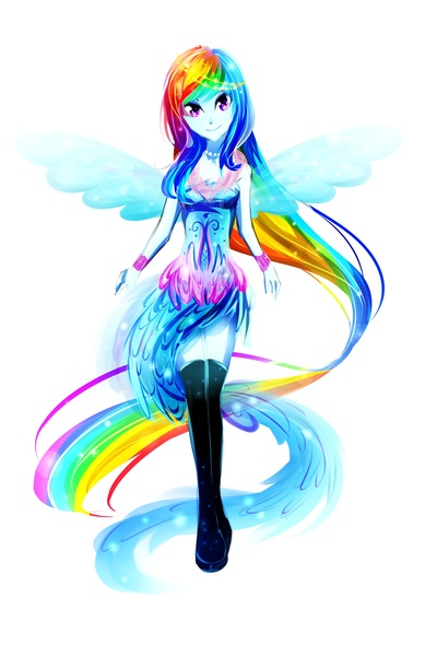 rainbow dash dress human