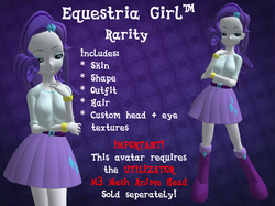 Size: 1602x1200 | Tagged: safe, rarity, equestria girls, g4, avatar, second life