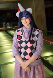 Size: 500x741 | Tagged: safe, artist:pockyprincessdarcy, twilight sparkle, human, g4, cosplay, irl, irl human, photo, solo