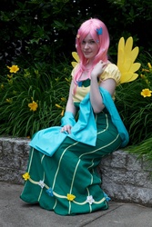 Size: 1120x1680 | Tagged: safe, artist:cepiapon, fluttershy, human, g4, cosplay, irl, irl human, photo, solo