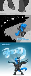 Size: 600x1471 | Tagged: safe, artist:kilo, oc, oc only, oc:fire juggler blue, ask, tumblr