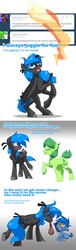 Size: 600x1977 | Tagged: safe, artist:kilo, oc, oc only, oc:fire juggler blue, ask, tumblr