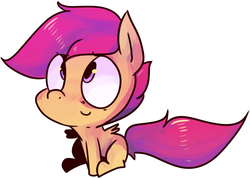 Size: 766x546 | Tagged: safe, artist:spanish-scoot, scootaloo, g4, female, solo