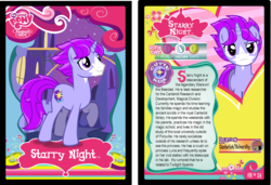 Size: 5606x3830 | Tagged: safe, artist:dragnmastralex, oc, oc only, oc:starry night, pony, unicorn, trading card