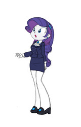 Size: 651x1020 | Tagged: safe, artist:carnifex, rarity, equestria girls, g4, female, solo, surprised