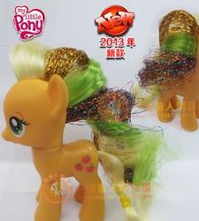 Size: 271x301 | Tagged: safe, applejack, g4, brushable, female, irl, photo, rainbow power, taobao, toy