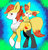 Size: 900x930 | Tagged: safe, braixen, fennekin, pokémon, pokémon x and y, ponified, riding, self riding