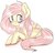 Size: 1444x1393 | Tagged: safe, artist:yukomaussi, fluttershy, g4, female, solo