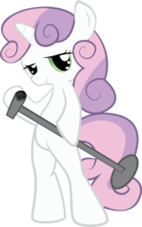 Size: 1250x2009 | Tagged: safe, artist:hoodie-stalker, sweetie belle, pony, unicorn, g4, bipedal, female, looking at you, microphone, simple background, solo, transparent background, vector